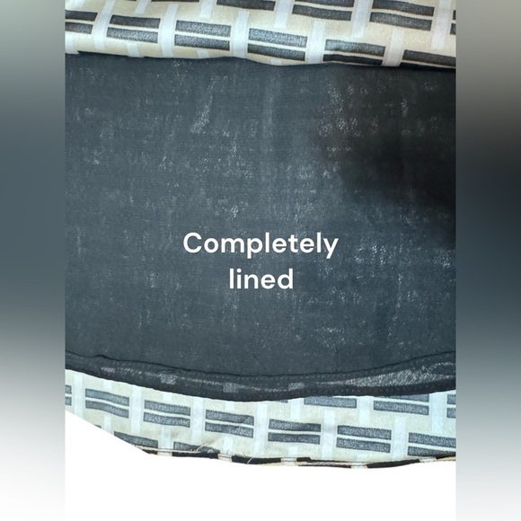 Vince Camuto Women’s Casual Geometrical Printed Color Block Cuff Sleeve Dress 10 - Picture 12 of 16